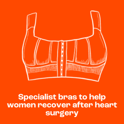 Specialist bras to help women recover after heart surgery